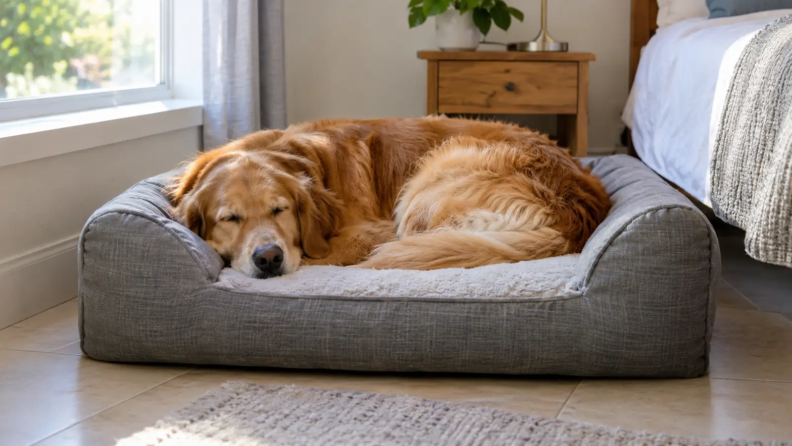 Bedsure Orthopedic Dog Bed Review: Months on Tile Floors with a Senior Lab
